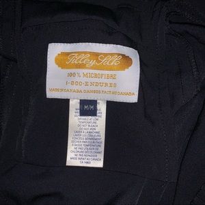 NWOT TILLEY Black Pleated Trousers